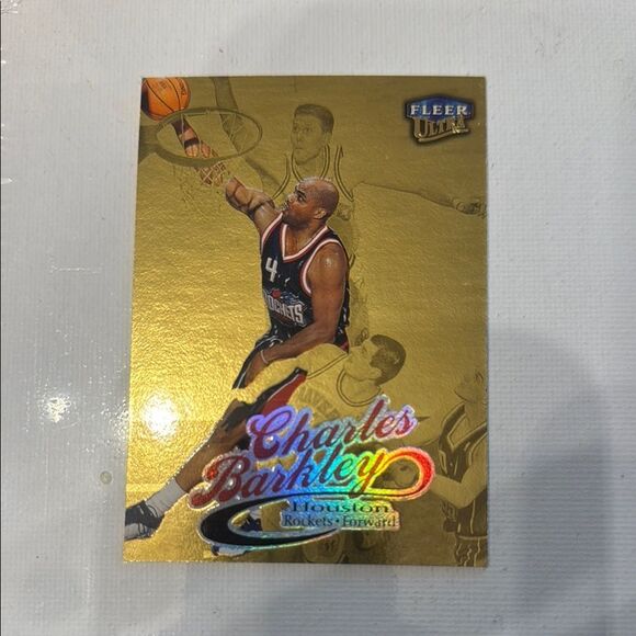 Fleer Ultra Kids Trading Card - Gold Charles sir Barkley mint no 10s out - Picture 1 of 3